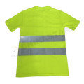 EN 471 aprobado color amarillo fluorescente camiseta de seguridad